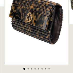 Tory Burch Tortoise Shell Clutch